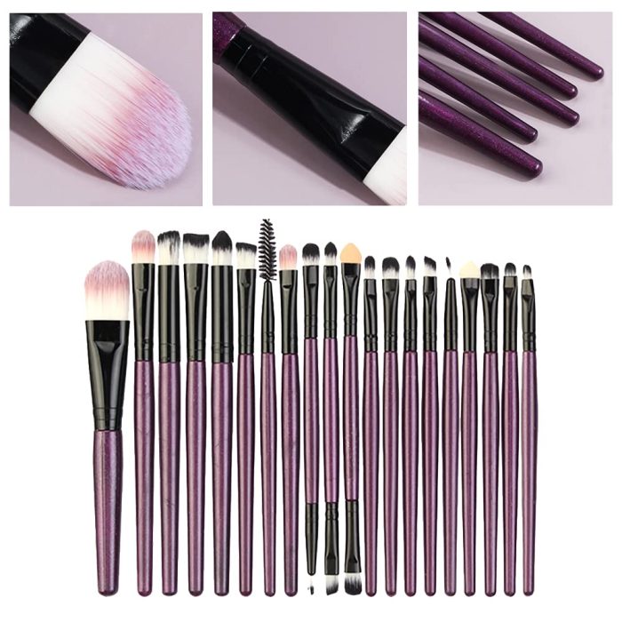 Makeup Brushes 20pcs Proffesional Cosmetics for Face Makeup Brush Set Powder Concealer Eyeshadow Eyebrow Lip Brush Beauty Tools Makeup Brushes - Image 2